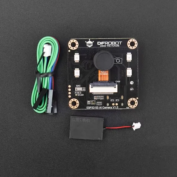 وحدة كاميرا ESP32-S3 AI مع رؤية ليلية بالأشعة تحت الحمراء، تفاعل صوتي، Edge AI لإنترنت الأشياء المنزلية الذكية، مراقبة الأمن، والصناعة #3