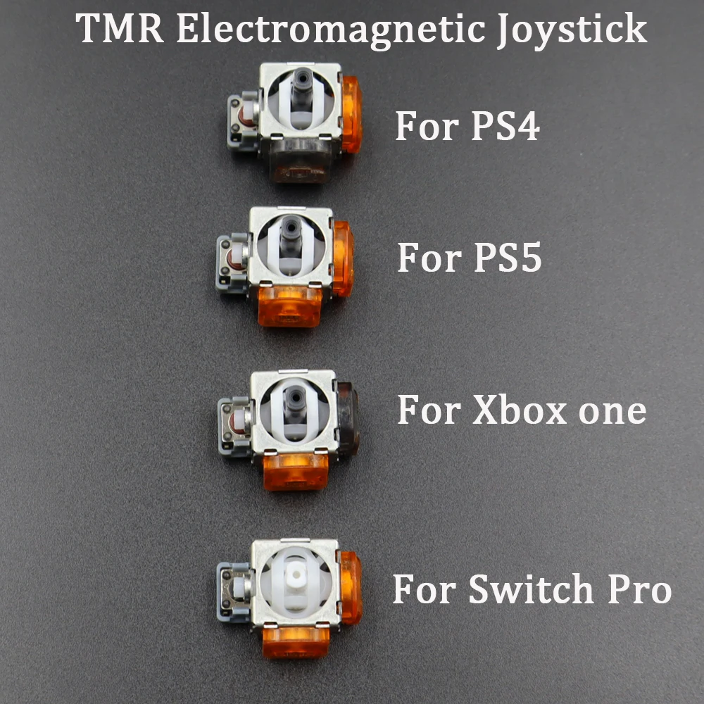 2PCS For PS4 PS5 Xbox One Series Switch Pro Controller TMR Electromagnetic Joystick 3D Analog Rocker Thumbstick