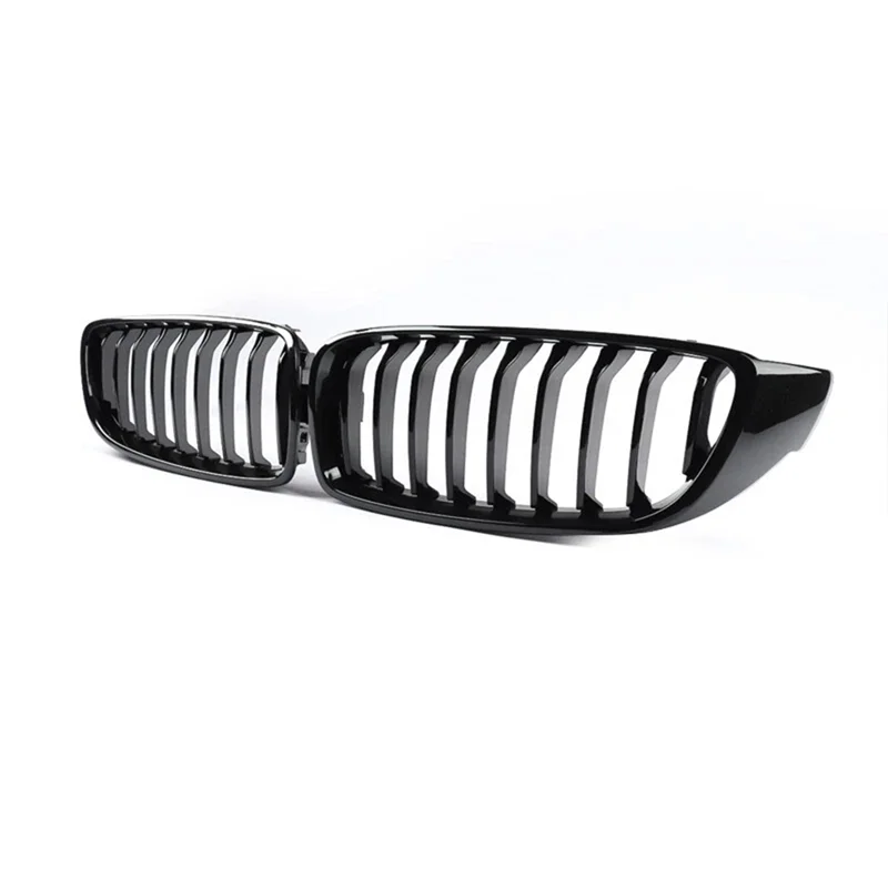 

Kidney Grille Pair Front For BMW F32 F33 F36 F82 F83 Model Years 2014-2020 Glossy Black