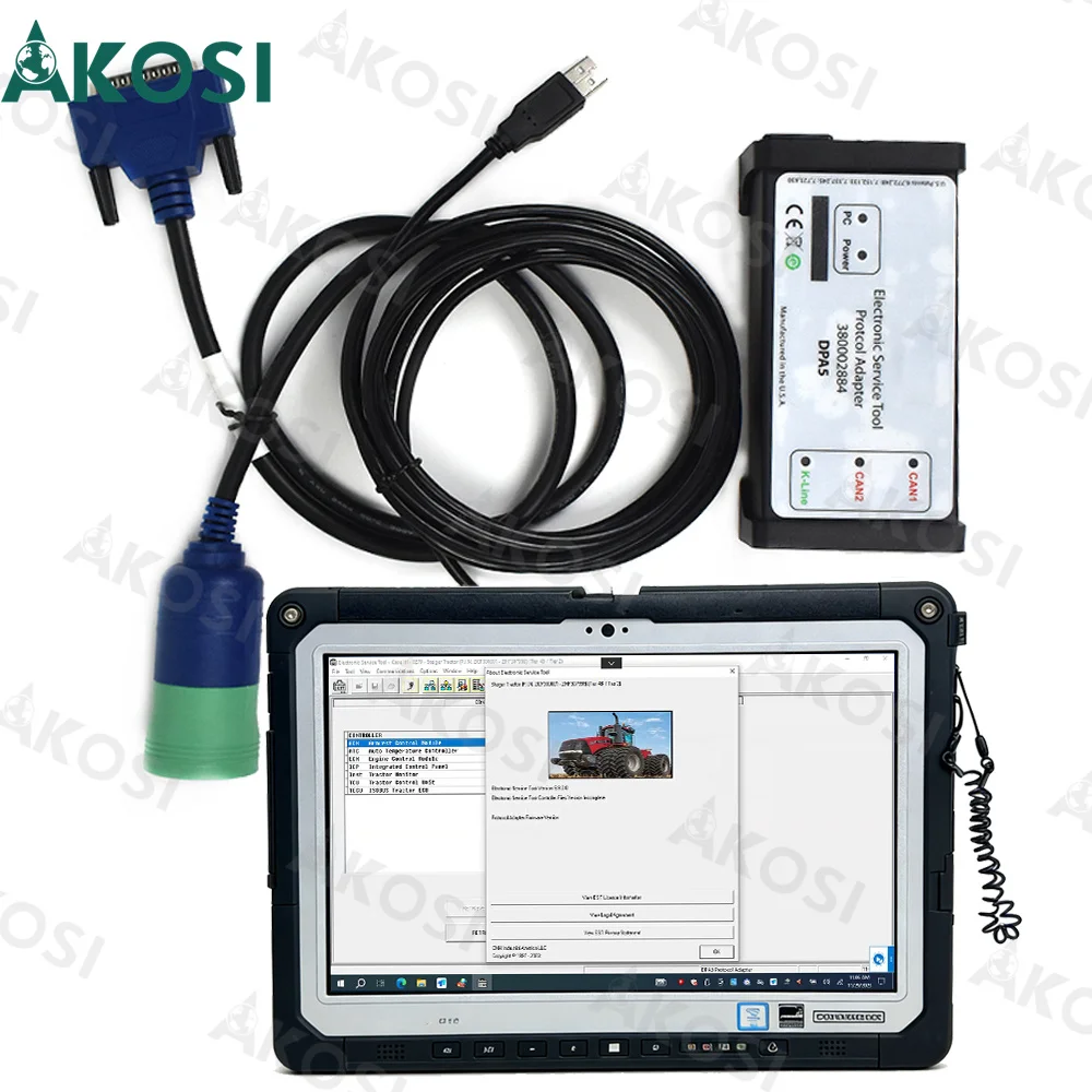 

ForCNH DPA5 Diagnostic Tool for Heavy Truck Trailer Bus Wheel Loader Excavator Electronic Service Tool