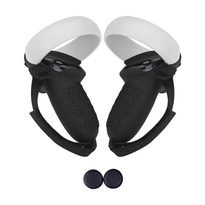 2 VR Handle Excellent Brackets Soft Durable Controller Silicone Grip Cover Wrist Strap VR Accessories