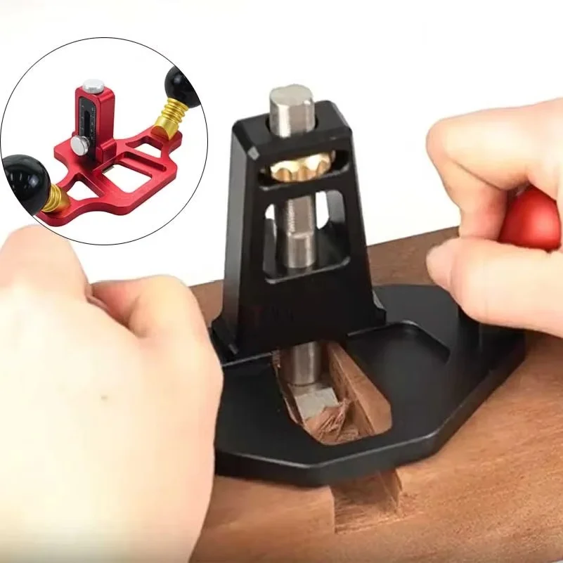 Professional Wood Router Plane with Adjustment Woodworking Handheld Bottom Cleaning Manual Slotting Edge Trimming Flat Planer
