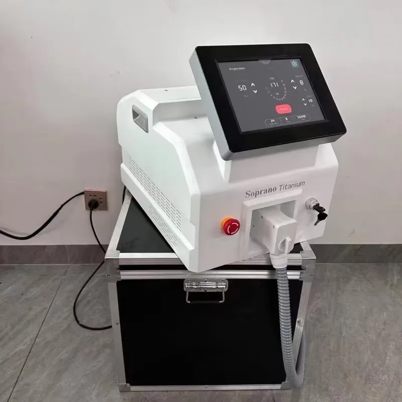 

808 нм Высокомощный профессиональный лазерный диодный диодный лазер для удаления волос 3-волновой