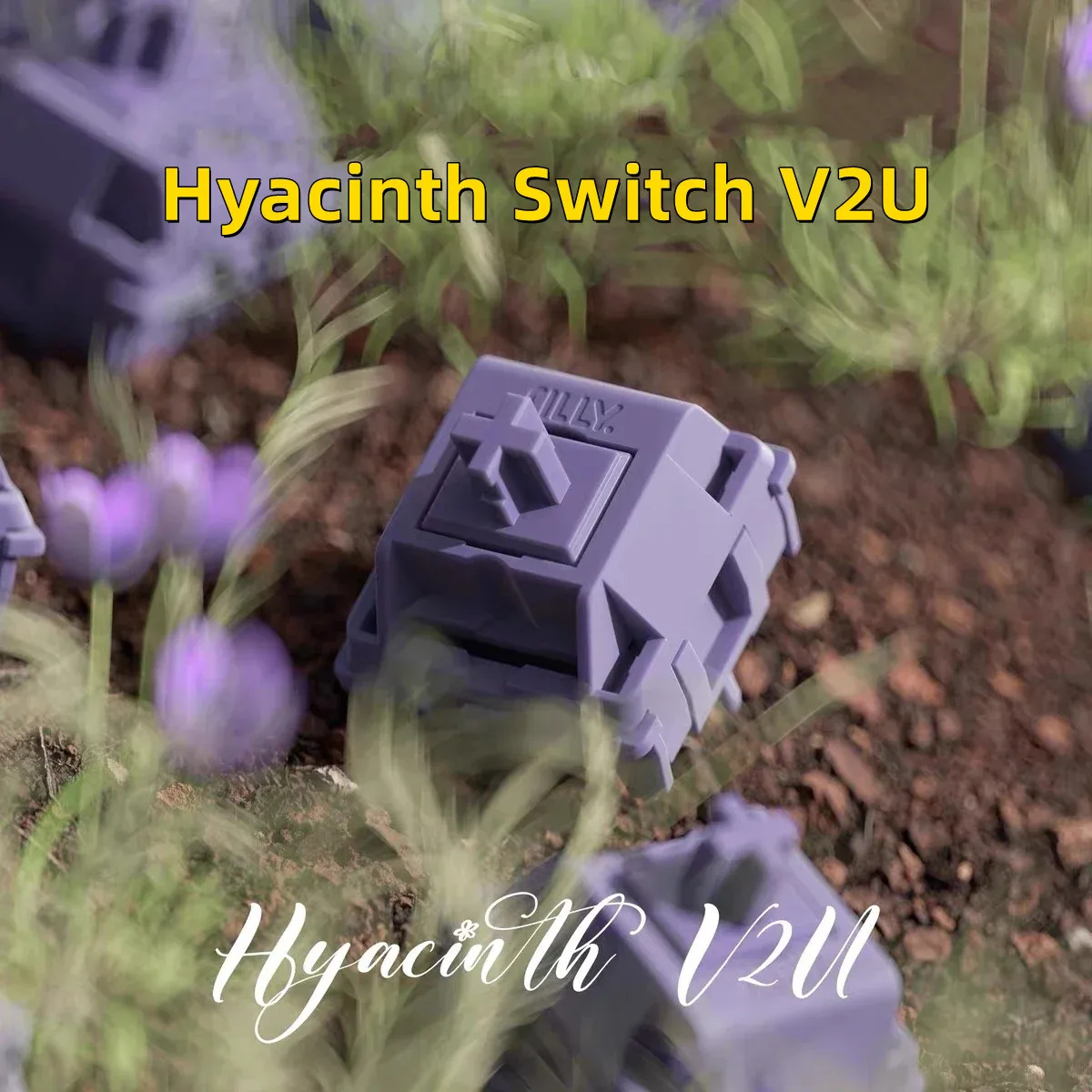 Sillyworks HMX Hyacinth V2U Linear DIY Custom Mechanical Keyboard 5Pin Switches Lube HiFi Sound Hot-Swap POM Switch