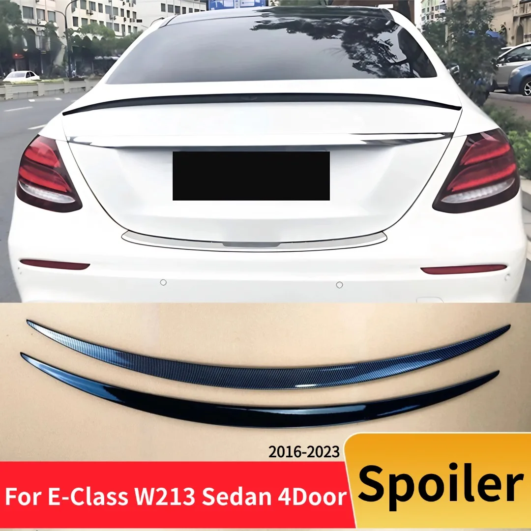 

Rear Air Deflector Trunk Spoiler Wing Airfoil Body Kit Tuning For For Mercedes Benz E class W213 4Door Sedan 2016-2023
