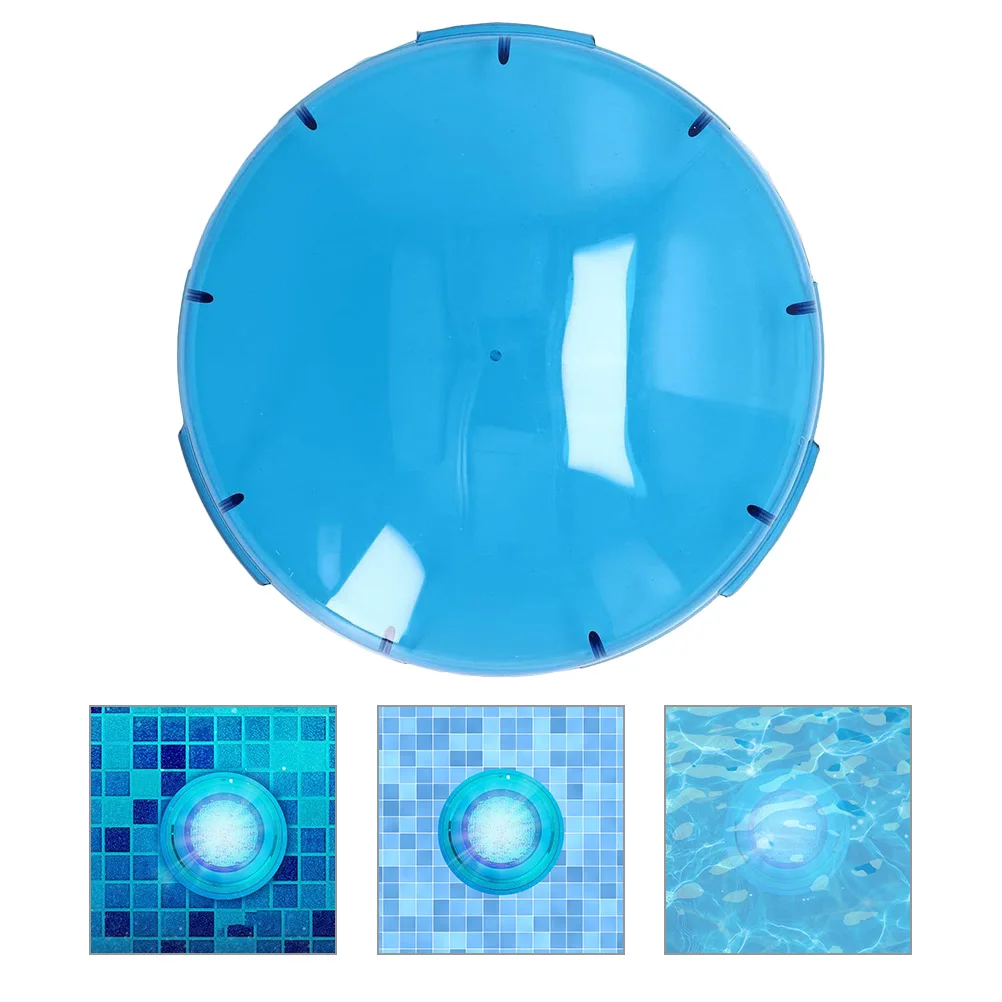 

Blue Lens Lamp Shade Pool Light Part Cover Incandescent Cap Accessories for Inground Pools Pvc Covers