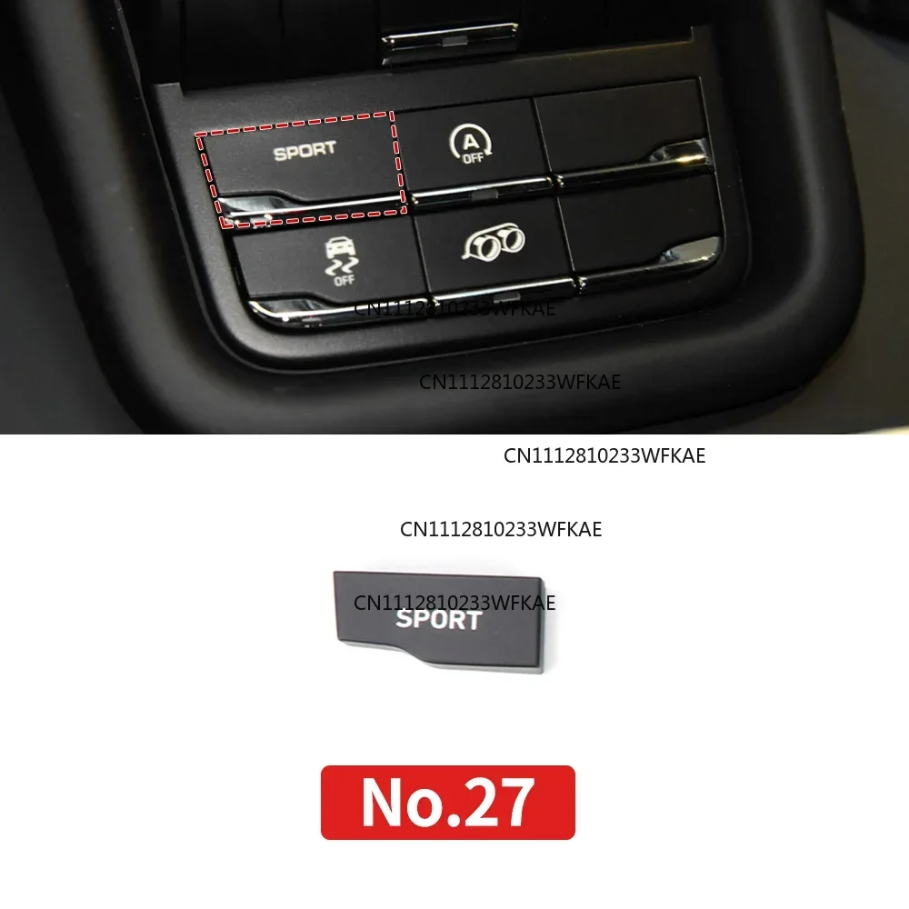 Suitable for the Porsche Cayenne, the multi-function sport mode start-stop button keeps the vehicle stable and electric