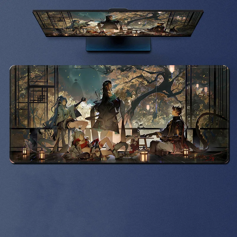 

Arknights Classic Anime HD Printed Anime Cartoon Gaming Mouse Pad Anti-Slip Rubber Desk Mat Keyboard Accessories