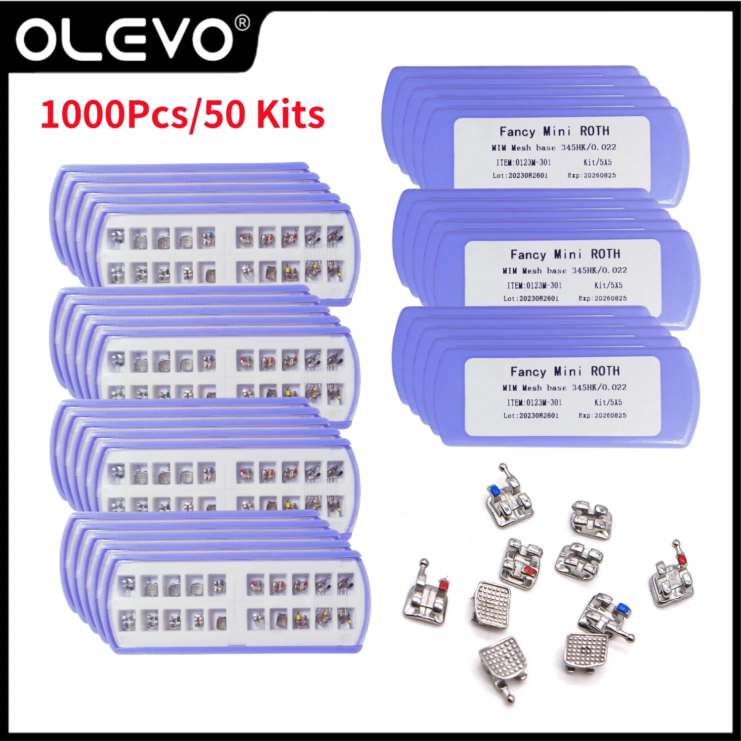 50 Kits Dental Orth…