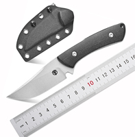 FF102 Blade Knife K110 Steel Blade Micarita Handle Full Tang Fixed Knife for Outdoor Camping Hunting Fishing Working