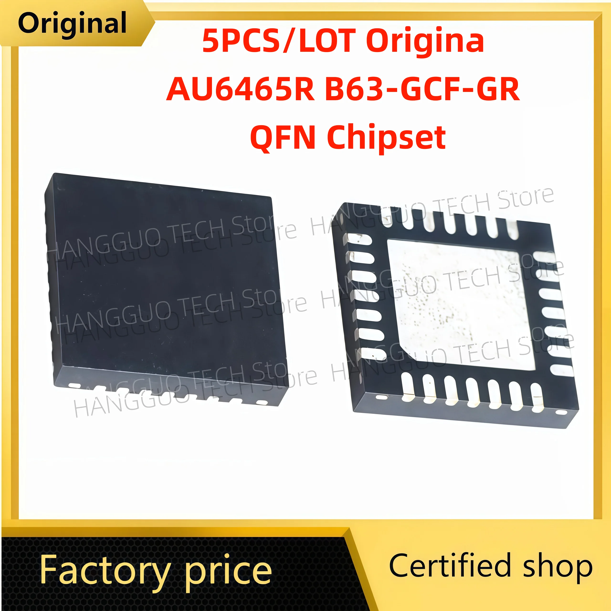 5 قطعة/الوحدة الأصل AU6465R B63-GCF-GR شرائح QFN #1