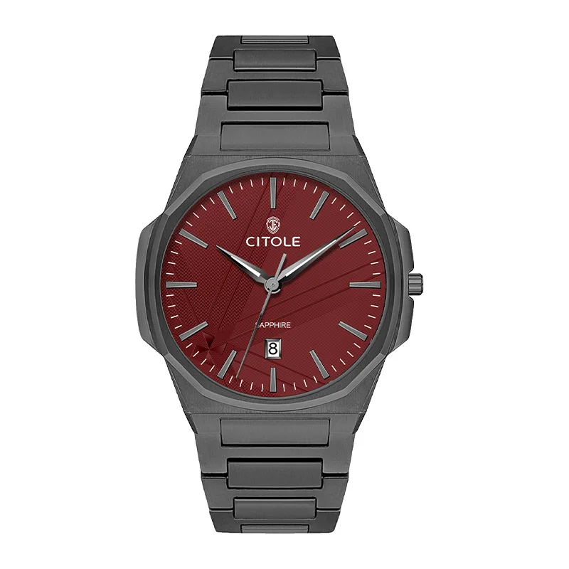 Authentic CITOLE DESIGN Quartz Watches Couple's Special Gift 2026 CT7034 Colorful 5 Sapphire Crystal Miyota 9U13 Quaity