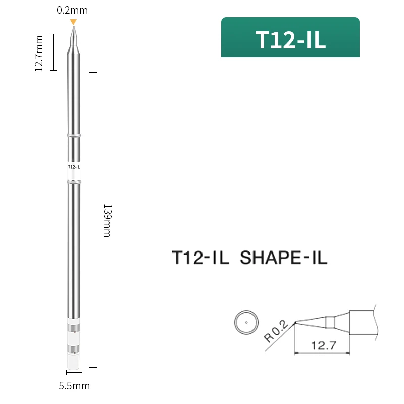 T12 시리즈 납땜 팁, 납땜 비트, 용접 도구 교체, 1 개
