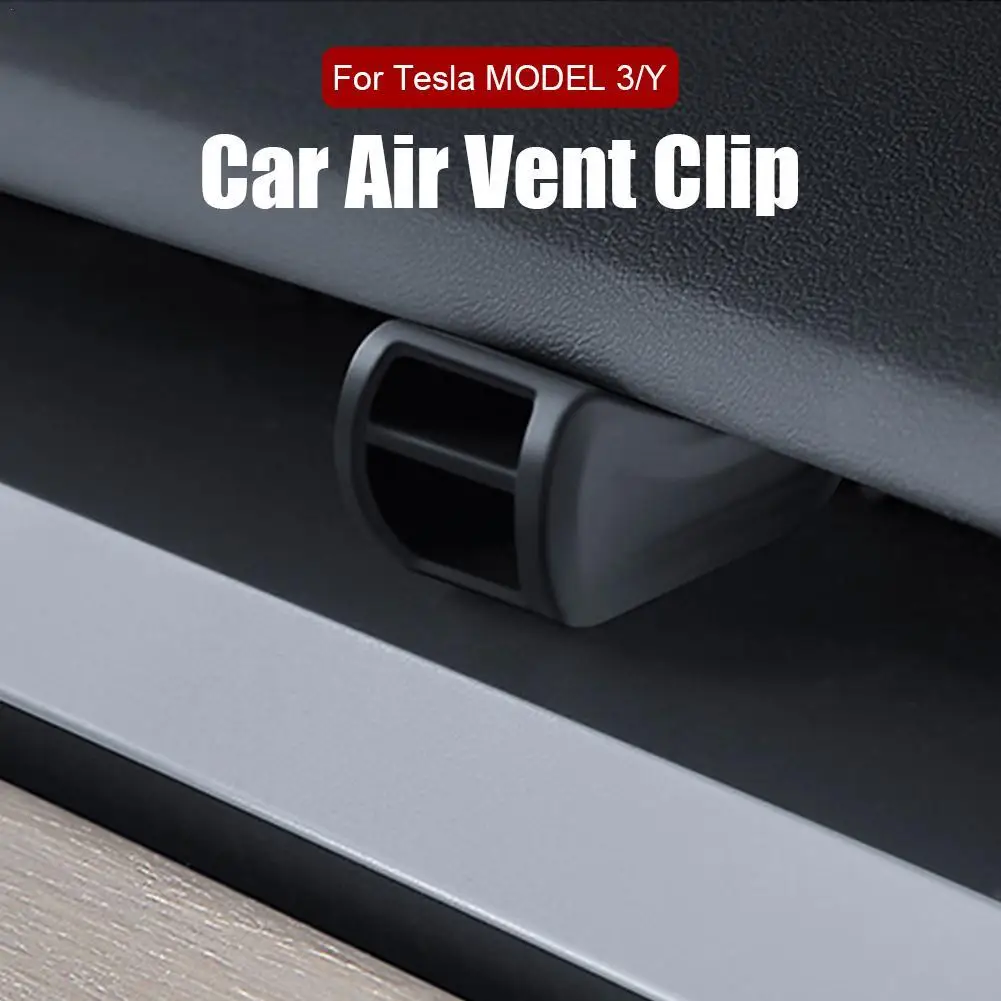 Air Outlet Aromatherapy Clip For Tesla All MODEL3/Y Black Plastic Air Freshener Adapter Bracket For Aromatherapy Decora Accessor