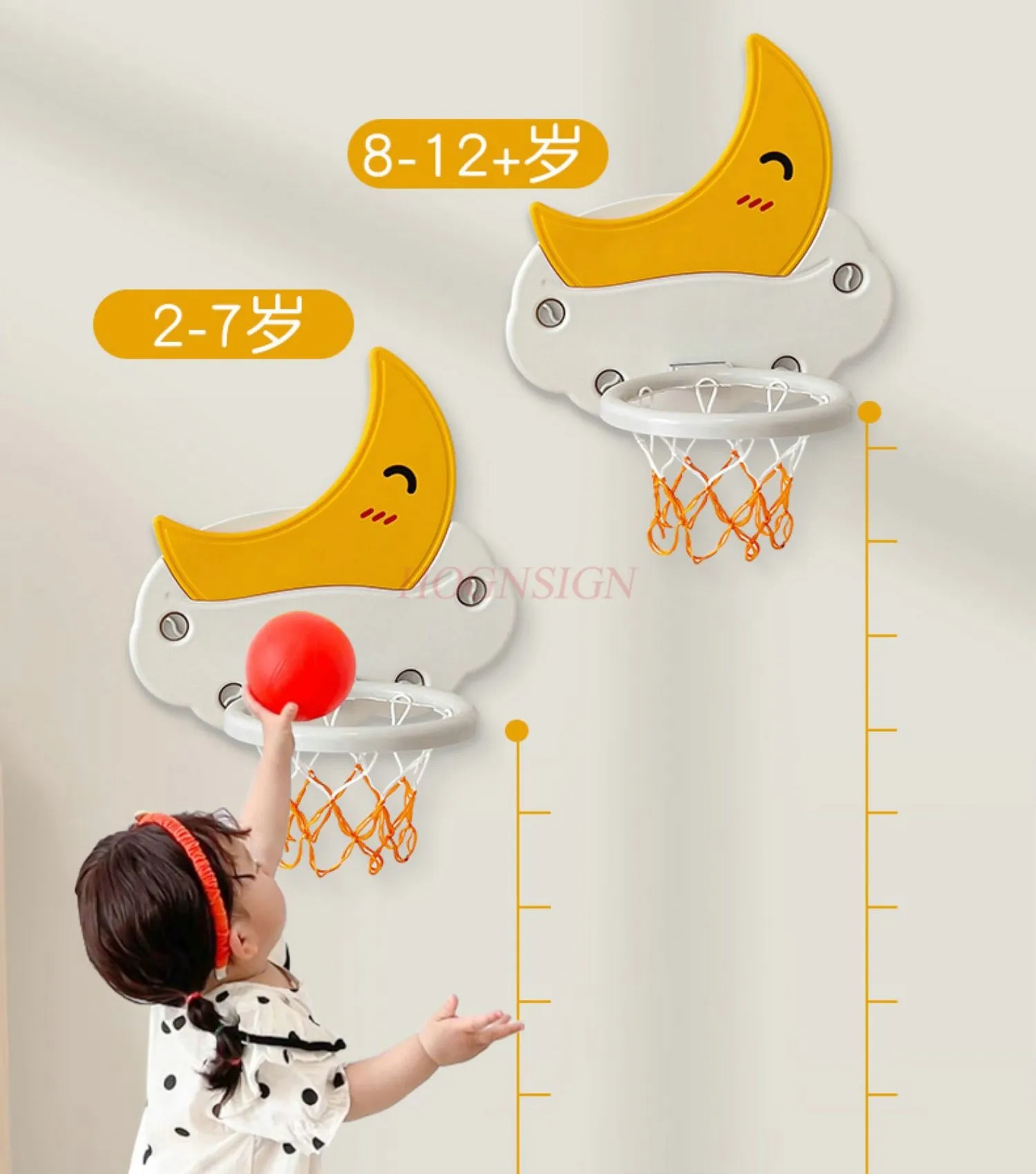 Rama do koszykówki Rama do strzelania Wisząca wewnątrz i na zewnątrz Składane zabawki dla dzieci Bez wykrawania Rama do koszykówki dla dzieci