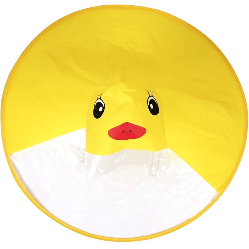 Children Portable Rain Umbrella Hat Foldable Outdoor Fishing Sunshade Waterproof Camping Headwear Kids Rain Hat Umbrella 65-70cm image 6