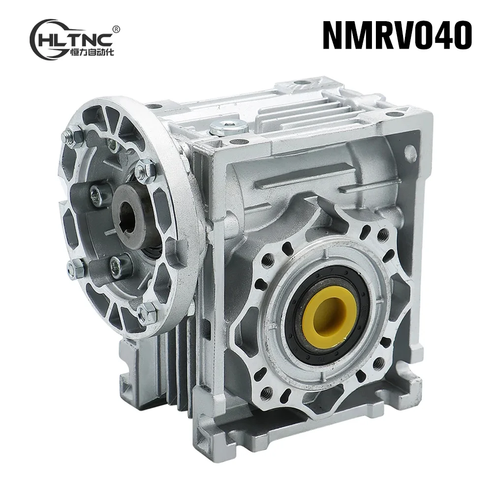 HLTNC NMRV040 Worm Gear Reducer With Ground IEC Flange 71B5 71B14 63B5 63B14 56B5 and 9mm 11mm 14mm input shaft hole 18mm outout