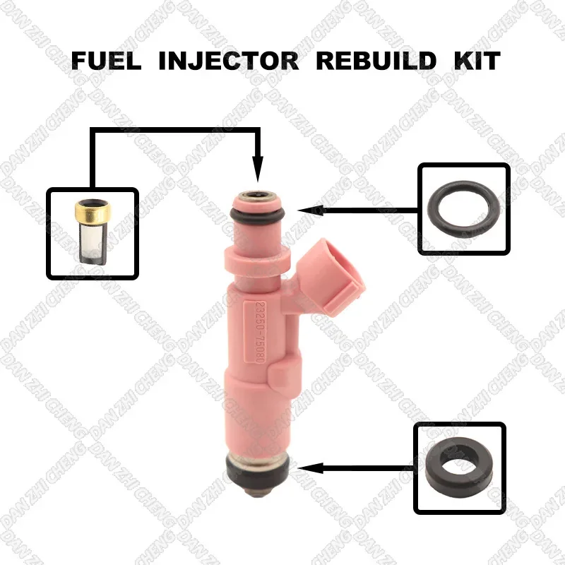 

Fuel Injectors Seals O-Ring Repair Filters for Toyota Tacoma 4Runner 2.4L 2.7L 23250-75080 23209-75080