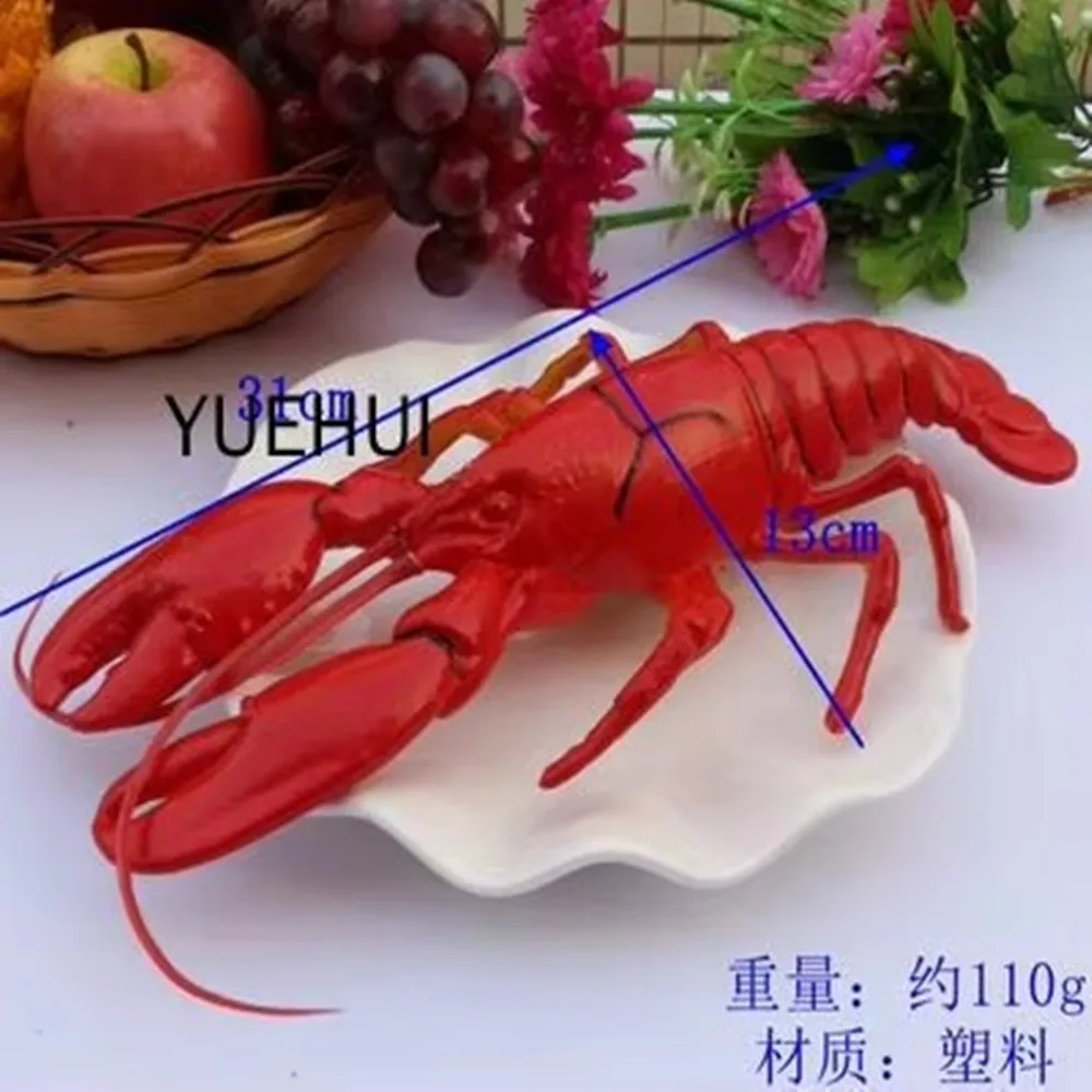 Simulated Seafood Model Hotel Store Decoration Photography Props Simulated Lobster Crab Model Plastic Crab Lobster Ornaments