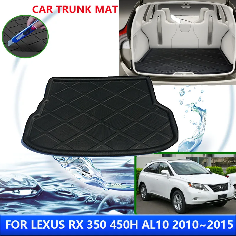 

For Lexus RX 350 450H AL10 2010~2015 2012 2013 2014 Car Rear Trunk Protector Pad Waterproof Liner Anti-Fouling Mats Accessoriess