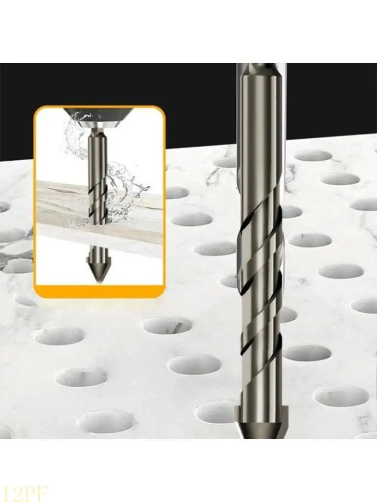 12PF 4/5 Piece 150mm Long Eccentric Twist Drill Bits with Shank 6/8/10/12mm for Home and Site Drilling Applications Tools