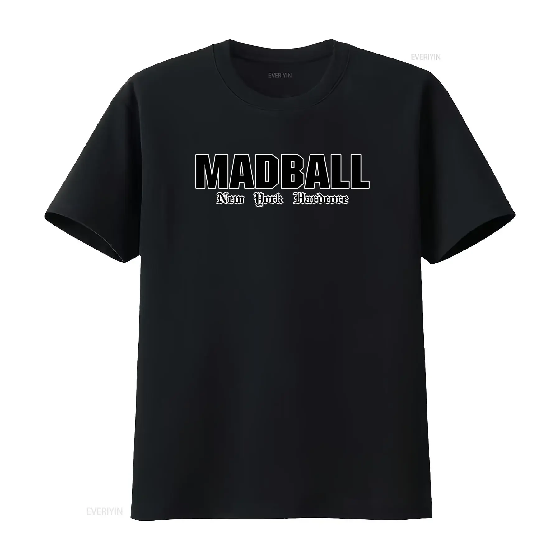 Madball New York Hardcore T shirt Stylish Print for Urban Fashion vintage Washed designer clothes Casual Stretched Slightly