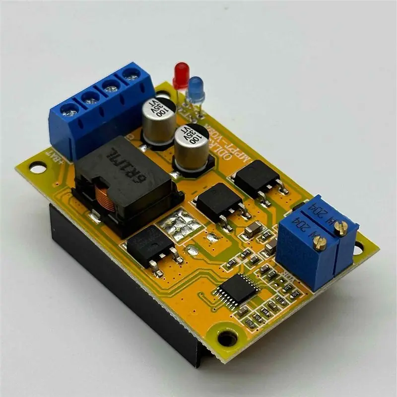 B69C 1 Piece 6A MPPT Solar Charge Controller DC8-30V 300Khz Battery Charging Module Yellow
