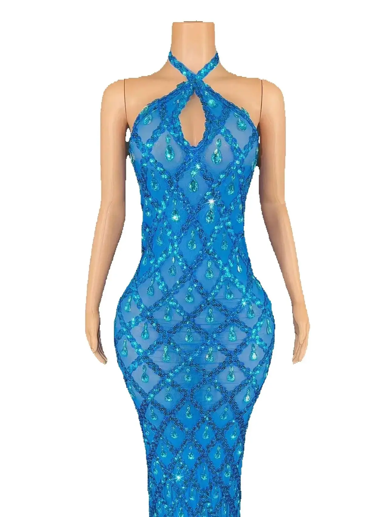 Zd Blue Halterneck … - image