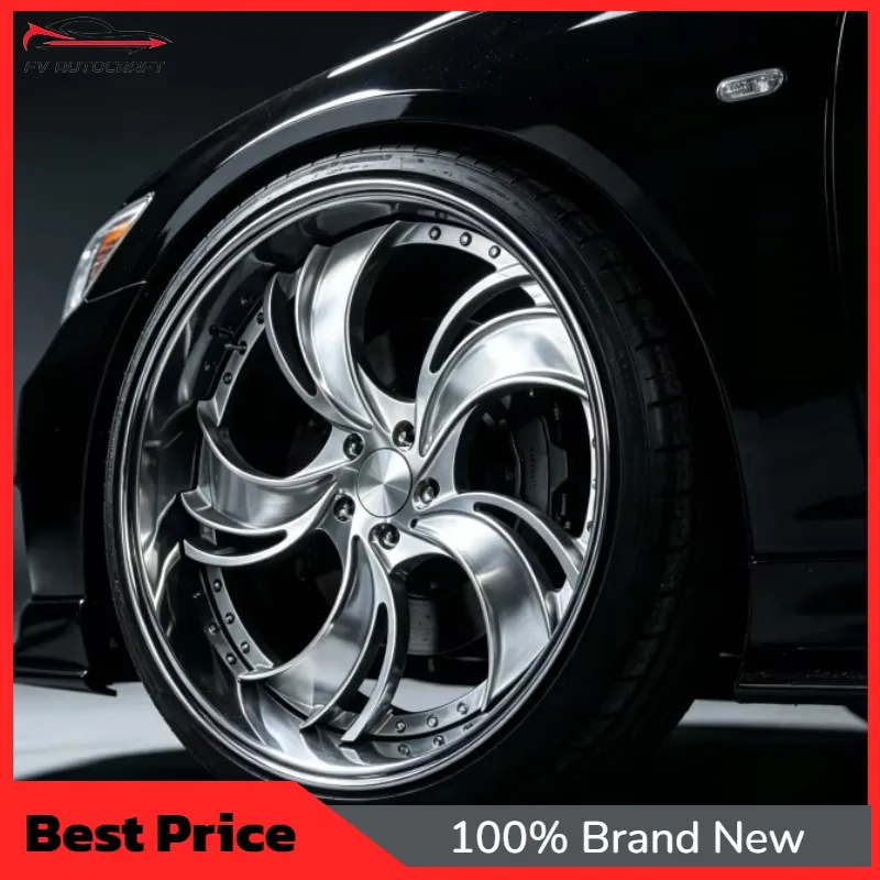 【2026】6X139.7 5X114.3 5X127 5X120 Concave Chrome 2-Piece Forged Alloy Wheels 16/17/18/19/20/21/22 Inch Deep Lips Rims Premium Qu