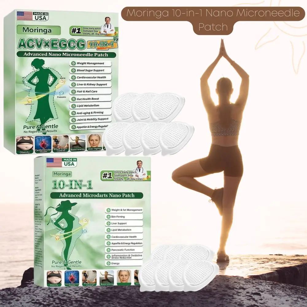 

Moringa 10-in-1 Nano Microneedle Patch 7pcs/Bag Microdarts Technology for Women & Men Daily Care Body Care