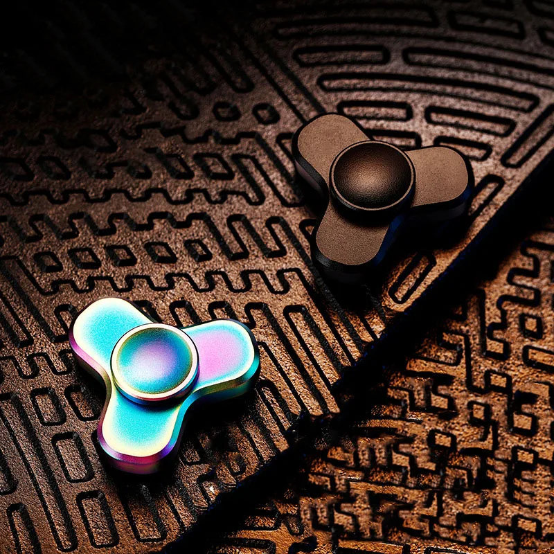 New Metal Fidget Spinner Finger Gyro Mini Aluminum Alloy Fingertip Gyro Decompression Stress Relief Autism Toy Adult Child Gift