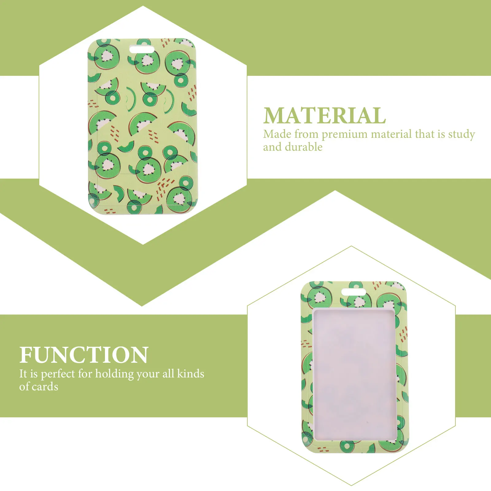 

Lovely Id Card Holder With Lanyard Cute Badge Sleeve Protective Card Cover Multifunctional Name Tag Case For Student