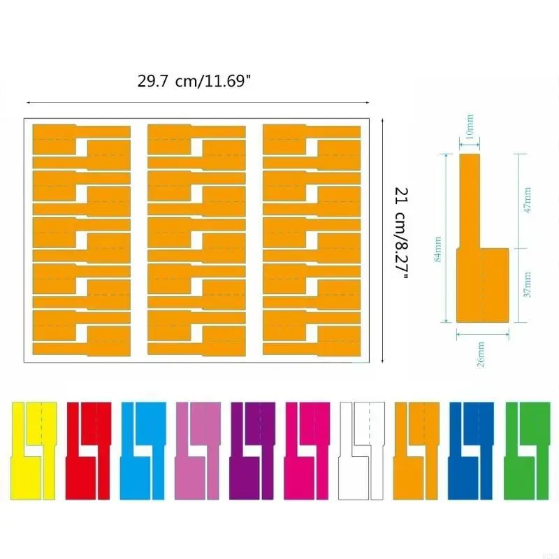 62KA 300 шт. кабельные этикетки, самоклеящиеся этикетки для кабеля, этикетки для маркировки кабеля, самоклеящиеся, водонепроницаемые, устойчивые к разрыву