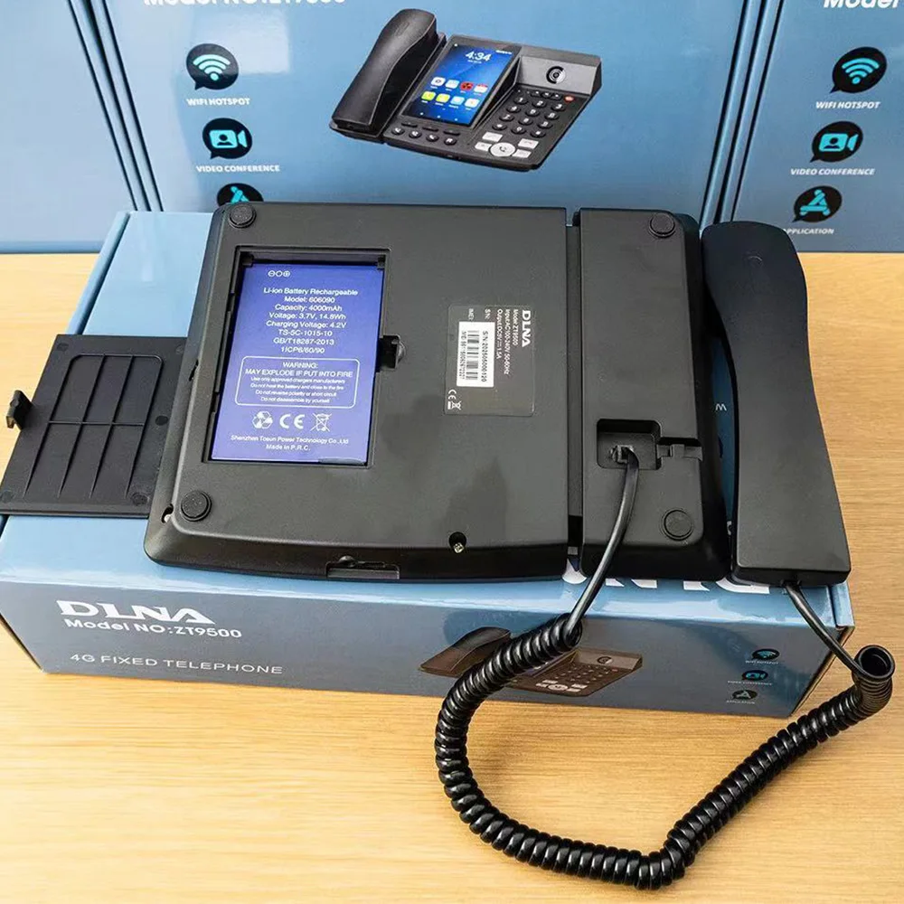 ZT9500 in Stock 4G VOLTE Fixed Wireless Telephone Smart Landline Phone Android OS Google Play Store Small MOQ