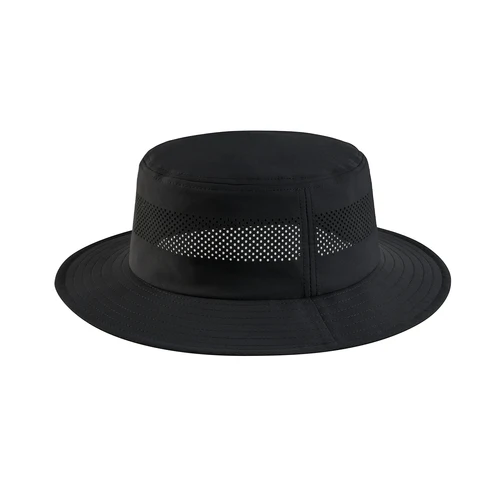 VOBOOM Sombrero de cubo Fedora de malla, ligero, transpirable, ala ancha, protección solar, gorra de jazz para uso diario al aire libre