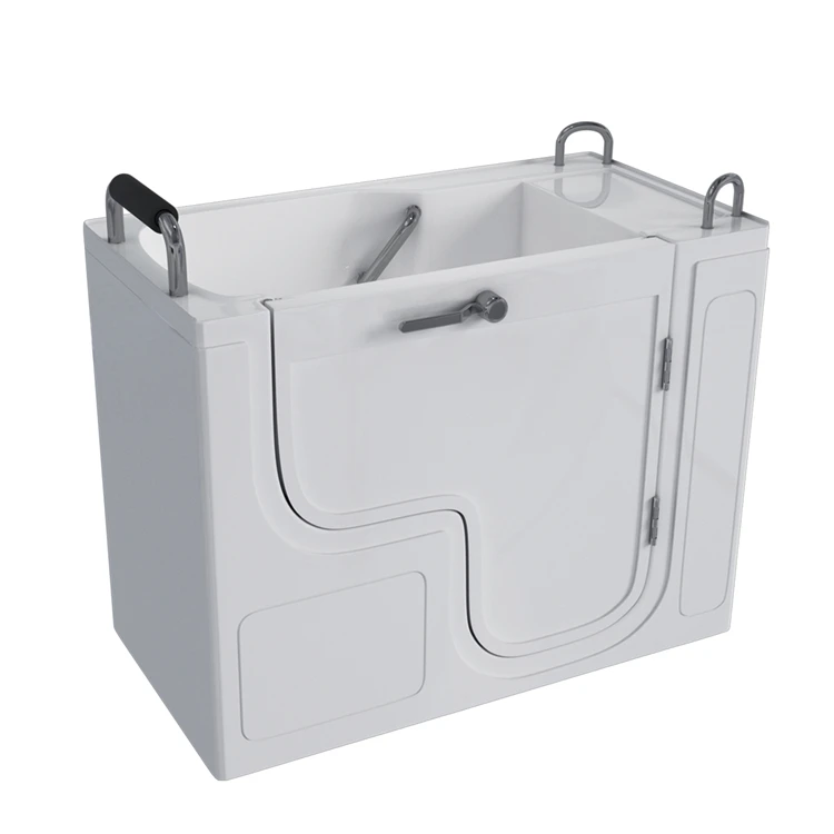 Indoor Bathroom Acrylic Walk-in Bathtub For Elders Disabled Person Handicapped Massage Jetted Tub Walk In Tub