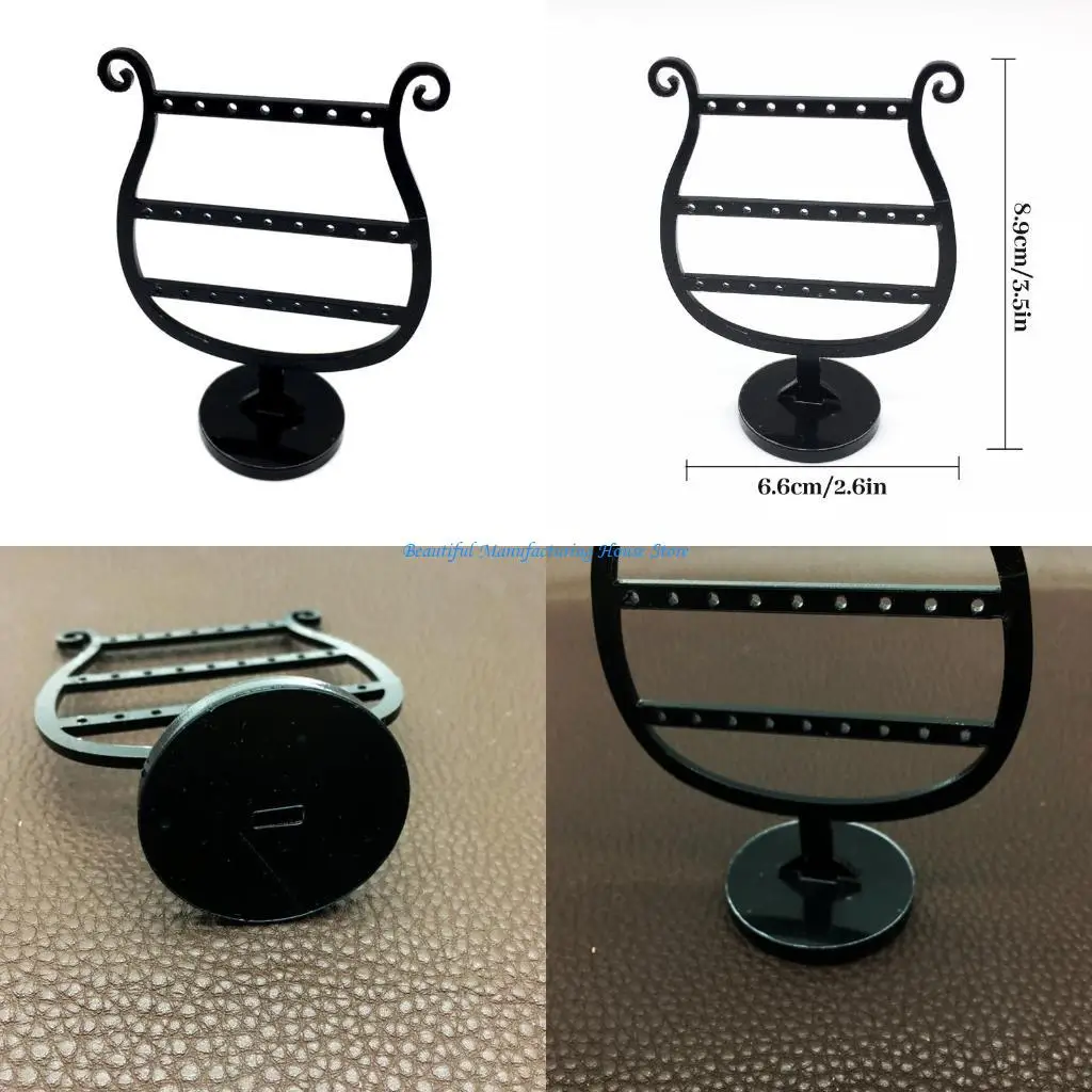 

E56A Bottle Jewelry Holder Glass Professional Ear Jewelry Bracket