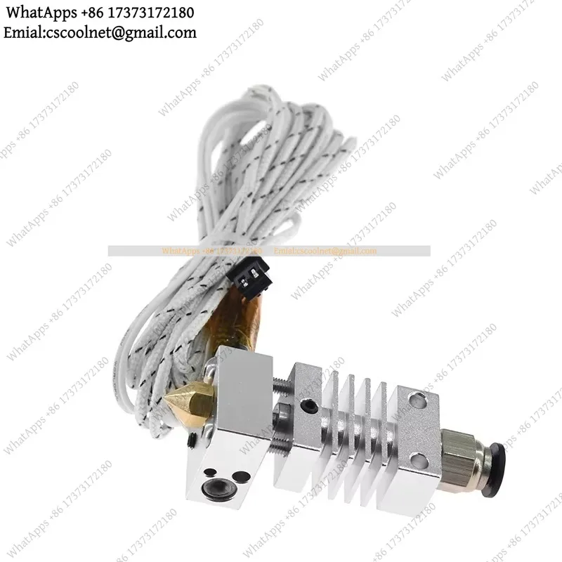 JS03 V6 Hotend Extruder Kit J-head Heat Break Throat 1.75mm 12V 24V 50W Long Distance for Ender 3 CR10 CR-10S 3D Printer Parts