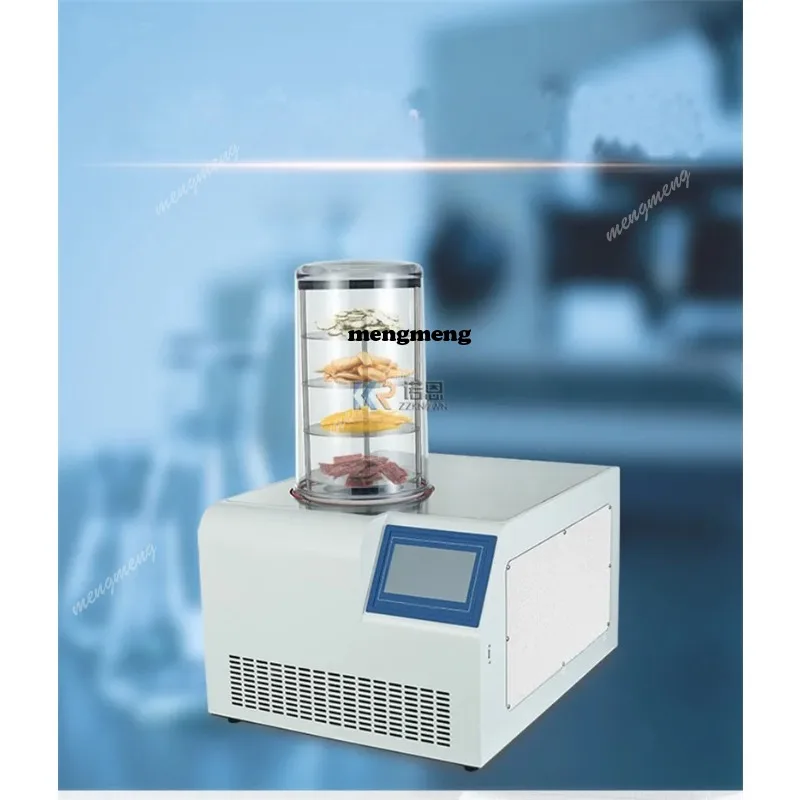 Desk Vertical Freeze Dryer Lab Touch Screen Drying Equipment Freeze Laboratory Normal Lyophilizer Food Fruit Vacuum Drying