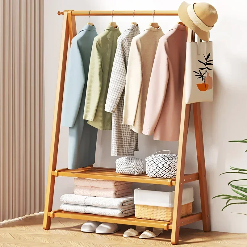 Standing Cloth Drying Rack Space Saving Wood Modern Luxury Cloth Rack Large Simple Rangement Chaussures Space Saving Furniture