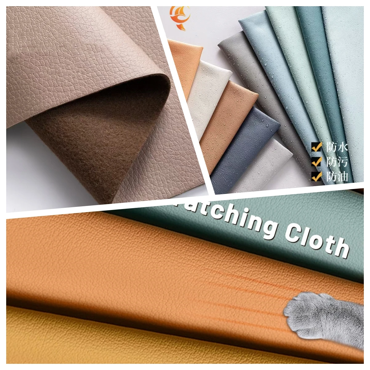 Custom Leather Bench Cushion for Sofa Wooden Chair Garden Lounge Window Seat Swing Decorative Cushion Square Rectangular Shape
