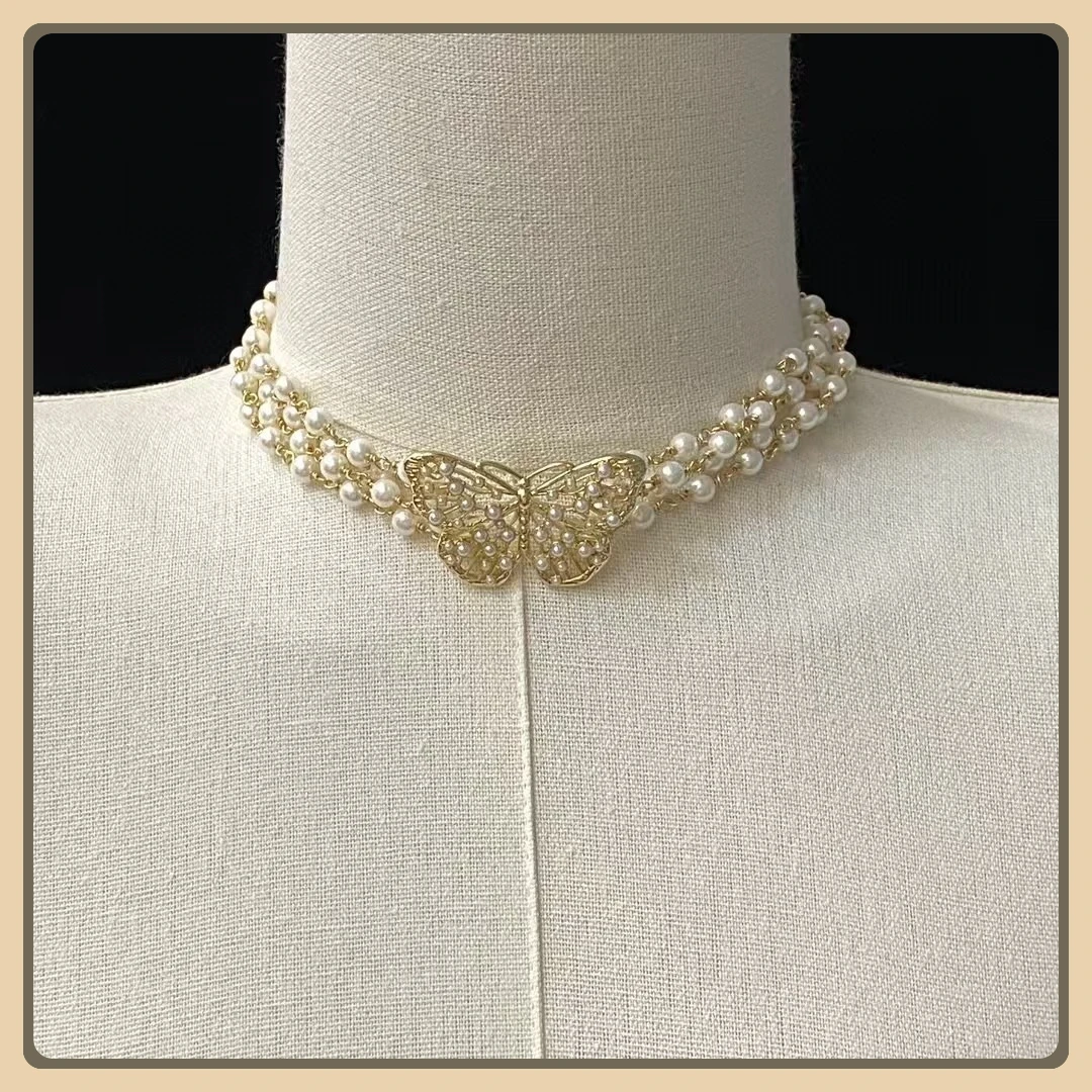 

Pearl Butterfly Pendant Diamond Designer Stud Earings Earrings for Women Earring Jewelry for Women for Girl Gift