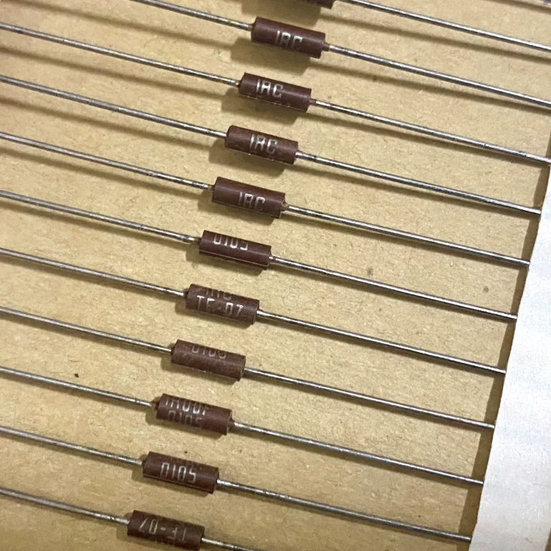 10-100pcs American TF07-1 1/4W 1R 1 Ω 1% 1 Euro 50PPM Precision Metal Film Resistors