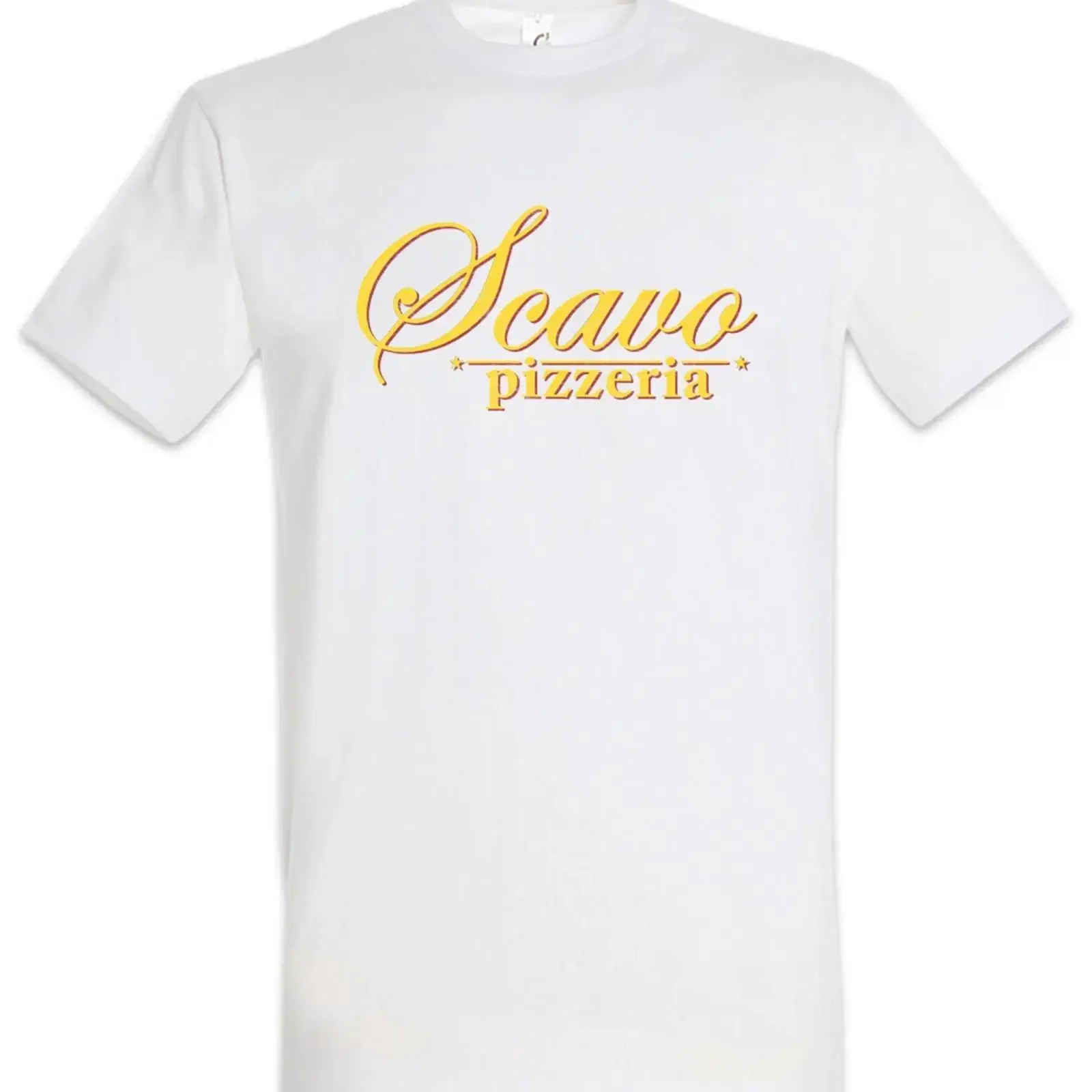 Scavo Pizzeria T Shirt Desperate Restaurant Sign Logo Symbol Housewives vintage Washed Slightly Stylish graphic