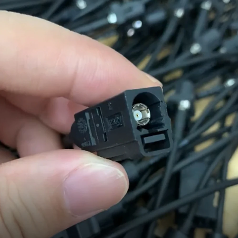 10PCS Black Fakra A Code 9005 RAL Male to Female Adapter Analog Radio GPS Antenna Extension Cable RG174 Pigtail RF Coaxial Cable