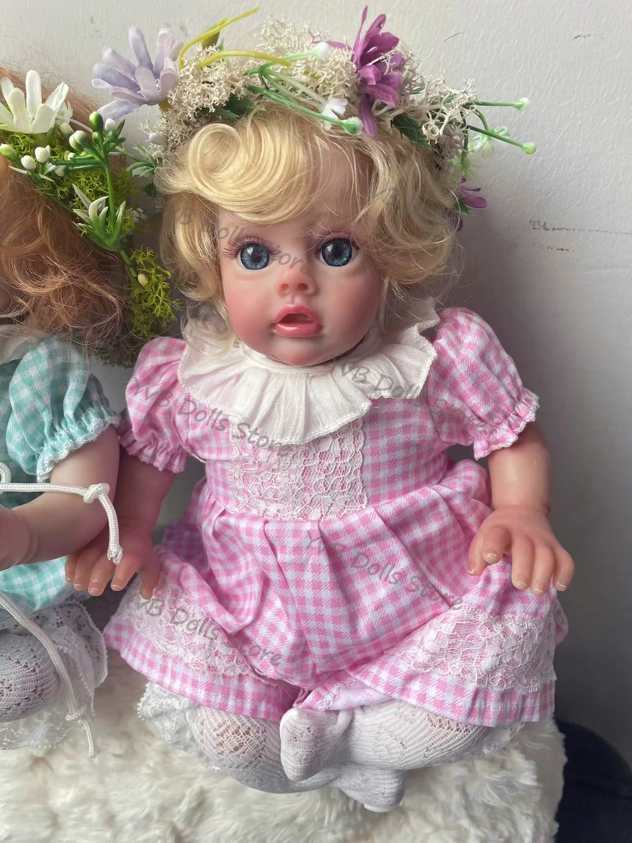 12 pollici Flo fata Elfo Morbido al tatto Panno Corpo Realistico Reborn Doll Strati multipli Pittura 3D Pelle Vene visibili Capelli radicati a mano