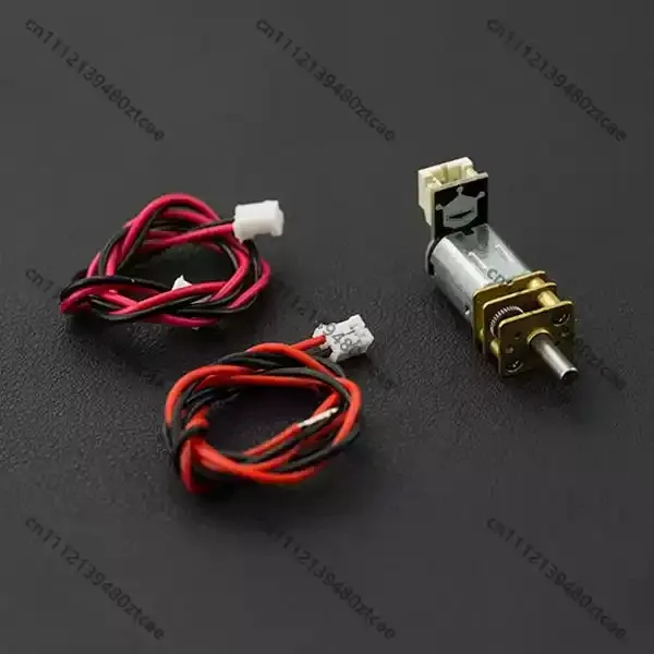Gear Ratio with Electronic Building Block Interface, High Torque DC Gear Motor Accessory for Student Coding Robot Chassis