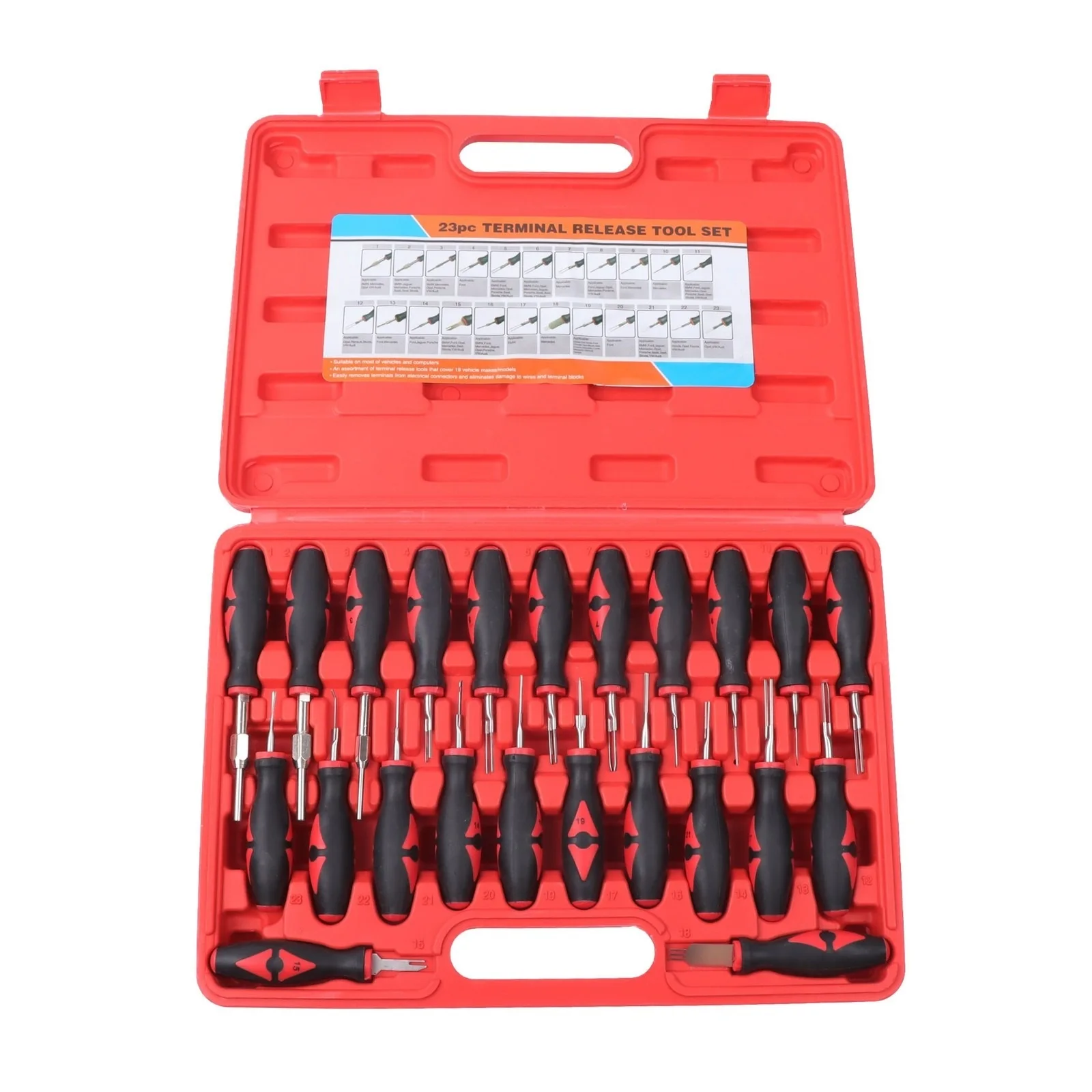

23pcs Universal Terminal Release Tool Set Electrical Connector Removal Kit