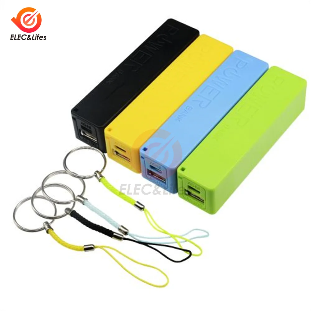 1 Slots 18650 Battery Box Case Welding Free DIY Detachable Charging Bank Shell Solderless Mobile Power Supply Sleeve Material