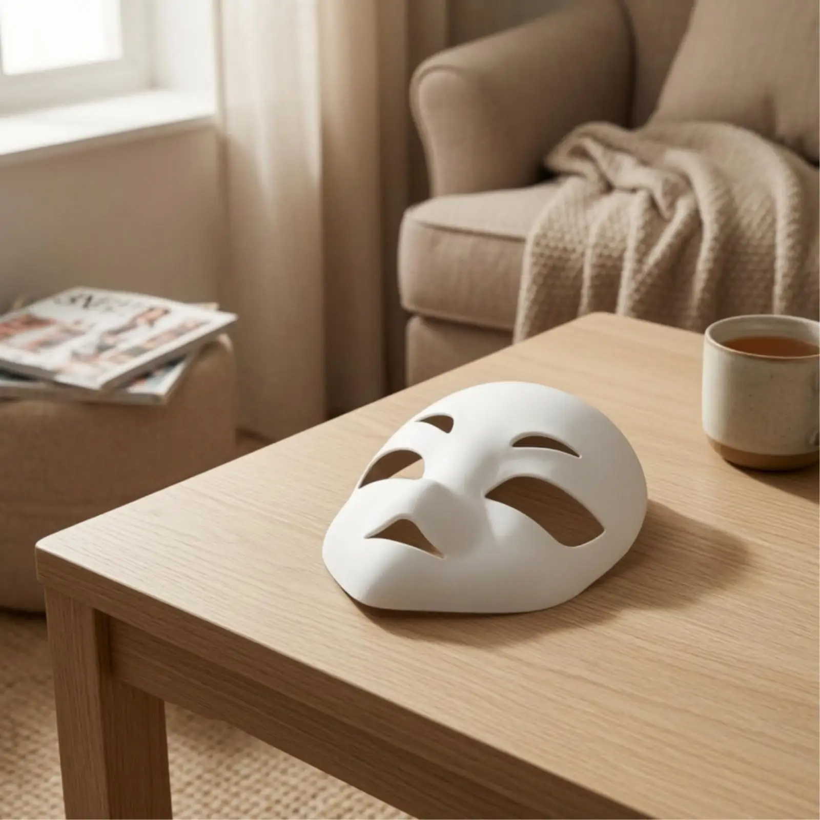 Molded Face Covering with Adjustable Inner Lining Comfortable Resin Cosplay Face Covering Decorative for Cosplayers, Themed